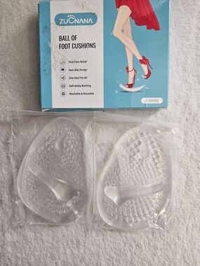 NaNa Clear Gel Shoe Pads - Transparent Comfort Inserts